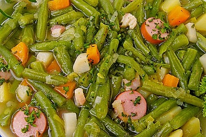 Leckere gr&uuml;ne Bohnensuppe 4