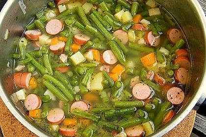 Leckere gr&uuml;ne Bohnensuppe 5