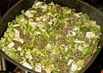 Hackfleisch - Lauch - Sauce mit Feta