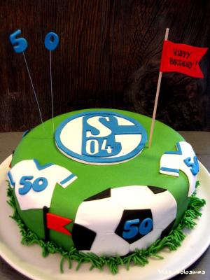 Schalke 04 Zum 50er Motivtorten Fotos Forum Chefkoch De