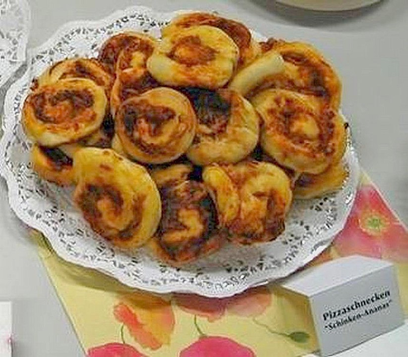 Schinken-Ananas-Pizzaräder von miguan | Chefkoch.de