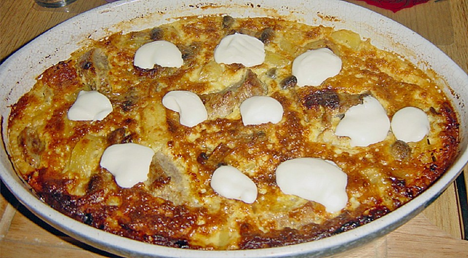 Kartoffel-Pilz-Gratin mit Filet von Henriettinchen | Chefkoch.de