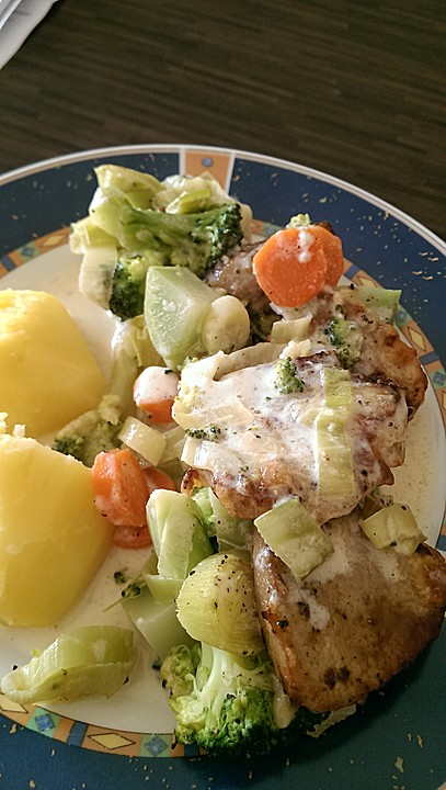 Schweinefilet und Gemüse überbacken von Henriettinchen | Chefkoch.de