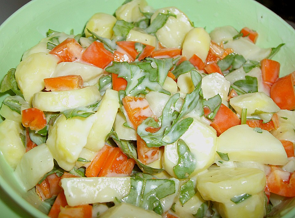Spargel-Kartoffelsalat mit Rucola von matti | Chefkoch.de