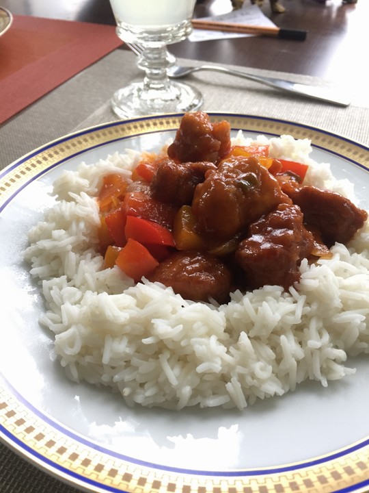 Schweinefleisch süß-sauer von myrabay | Chefkoch.de Schweinefleisch süß-sauer von myrabay | Chefkoch.de