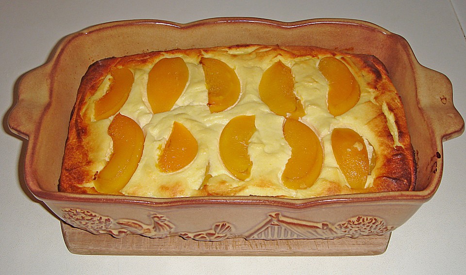 Quarkauflauf mit Pfirsichen von Meike | Chefkoch.de