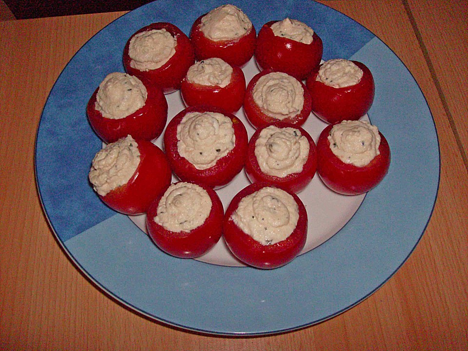 Gefüllte Tomaten mit Schafskäsecreme von Dine | Chefkoch.de