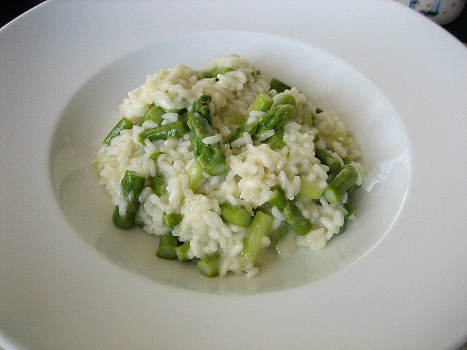 Risotto mit grünem Spargel und Parmesan von Käthe | Chefkoch.de