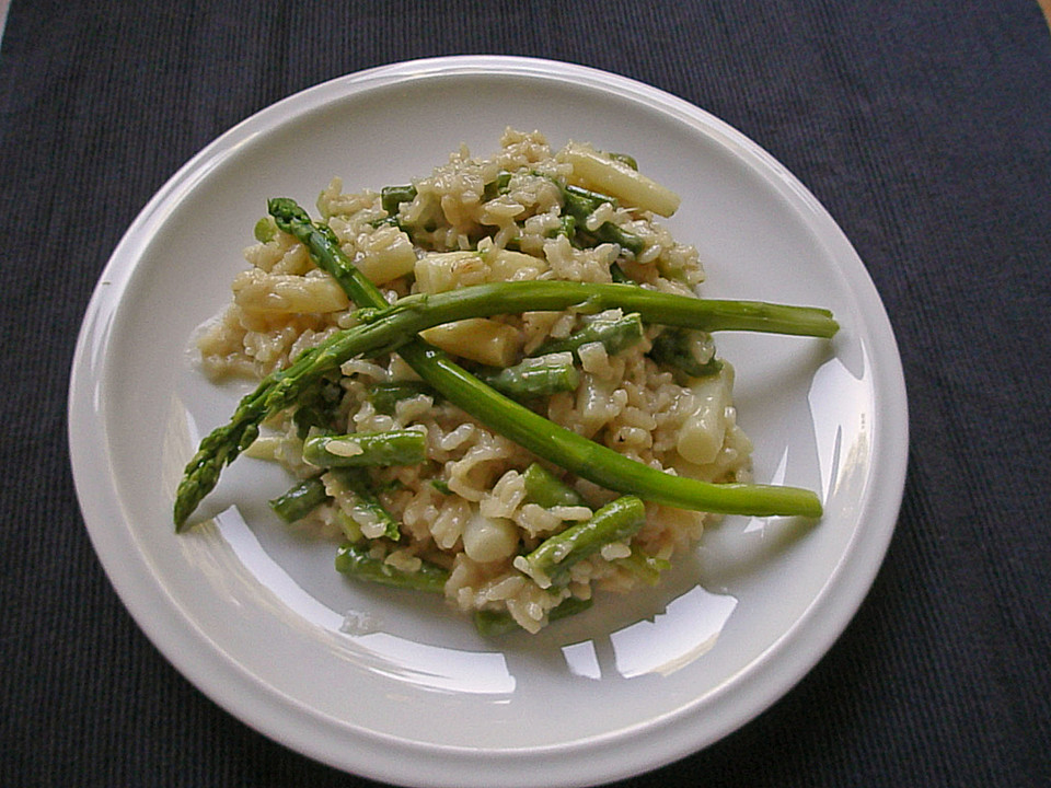 Risotto mit grünem Spargel und Parmesan von Käthe | Chefkoch.de