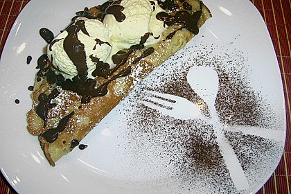 Apfel-Bananen-Pfannkuchen