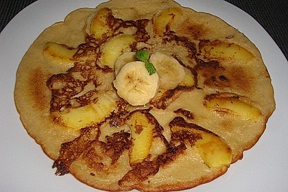 Apfel-Bananen-Pfannkuchen 1