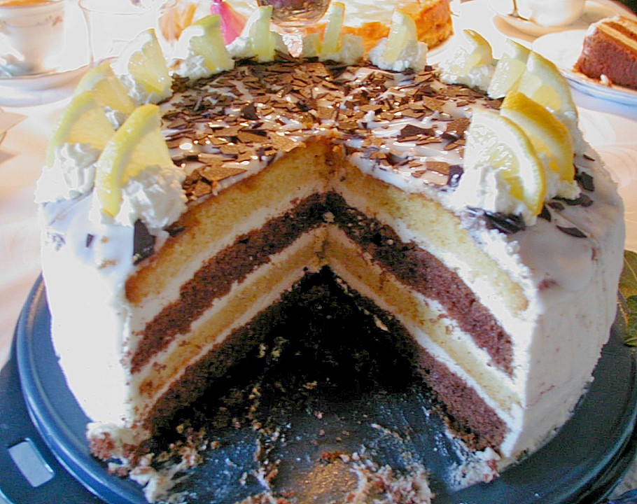 3 Tages Torte Zitronen Kakao Torte — Rezepte Suchen
