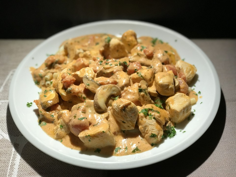Huhn Mit Kruterchampignonfllung Rezept Lecker