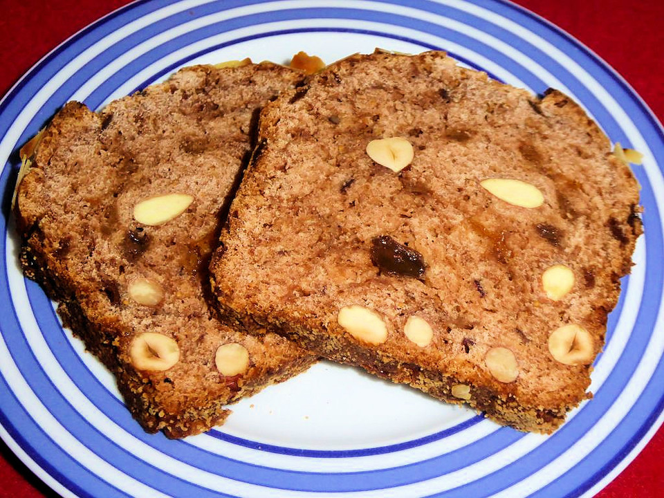 Apfelbrot Brot Lecker Gebackenes Frisch Genuss Wahrer