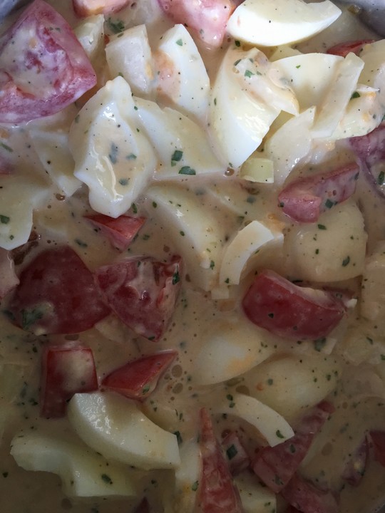 Eiersalat mit Tomaten von StefanieN | Chefkoch.de