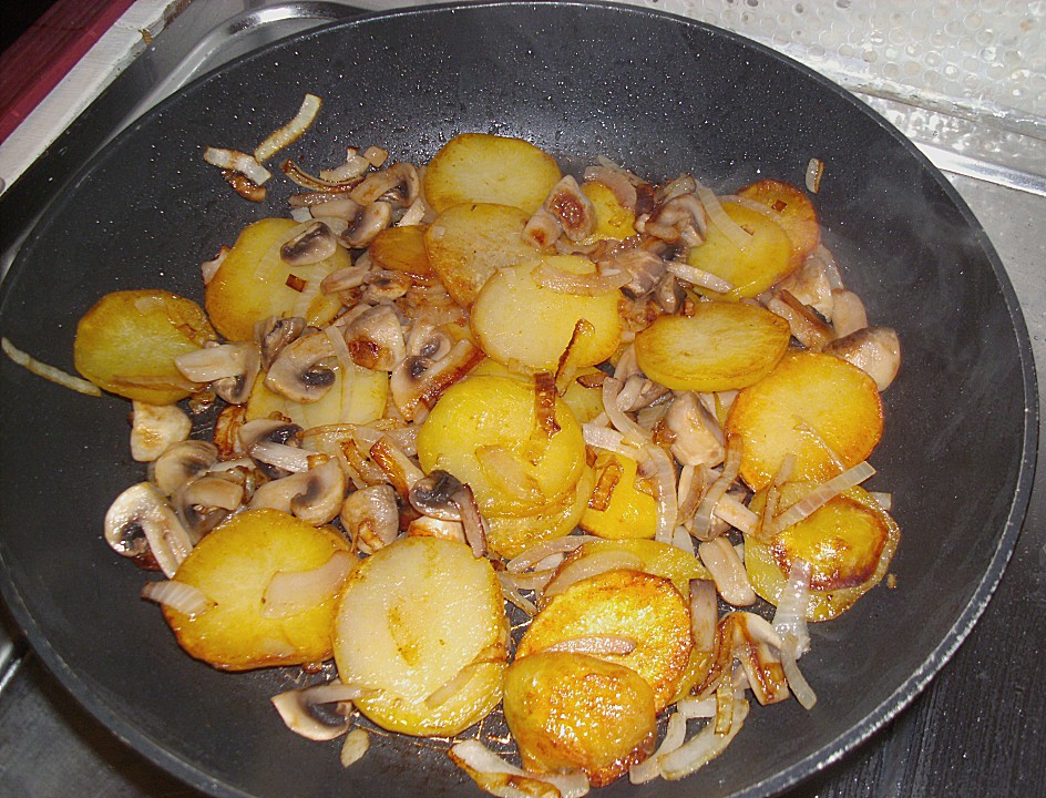Champignon - Kartoffelpfanne von elke erika | Chefkoch.de