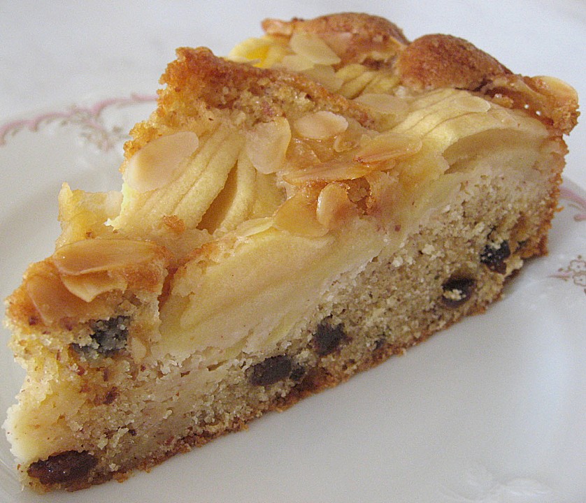 Apfelkuchen mit Calvados und Rum - Rosinen von Gilla | Chefkoch.de