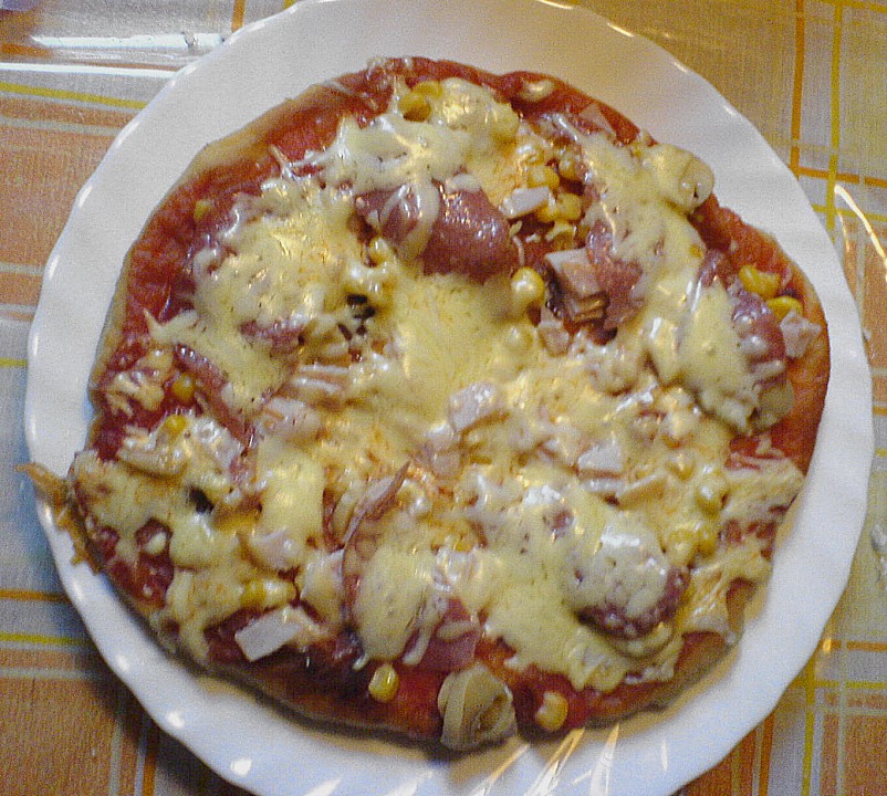 Pfannen - Pizza von weiwel | Chefkoch.de