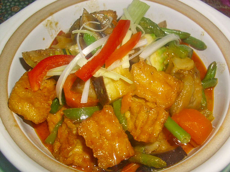 Rotes Thai Curry mit Hähnchen und Gemüse von daniela177 | Chefkoch.de