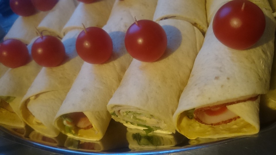 Party Wraps mit Frischkäse und Putenbrust von pukkimaus04 | Chefkoch.de