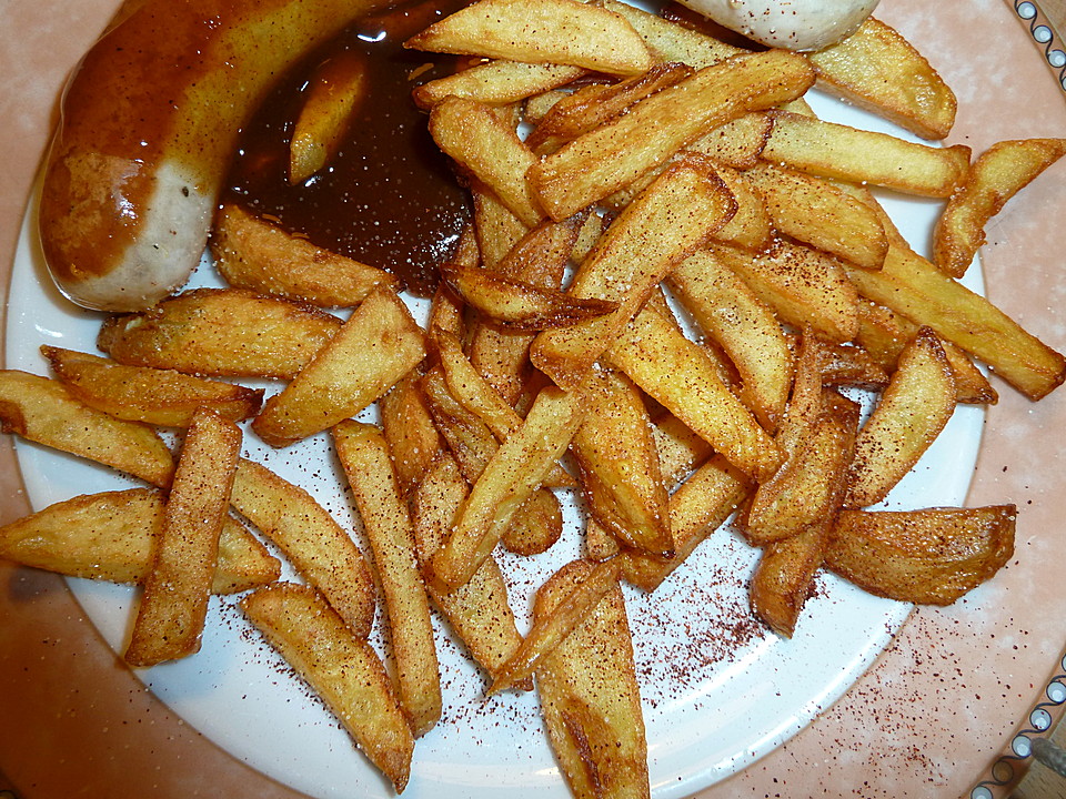 Currywurst Mit Pommes Frites Von Darklion Chefkoch De