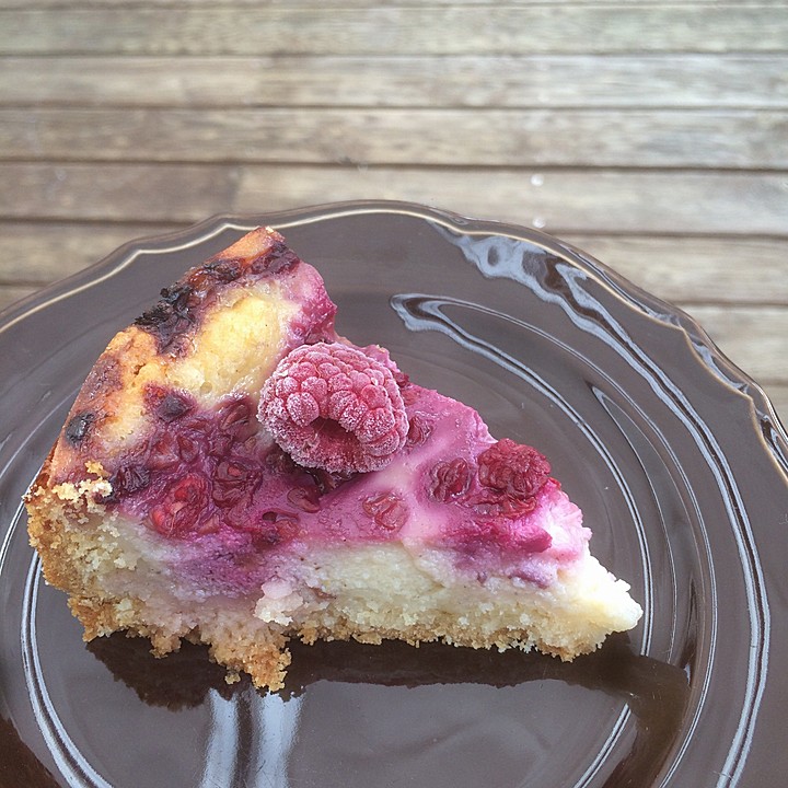 Käsekuchen mit Kirschen von Fjaeril | Chefkoch.de