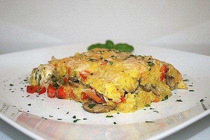 Polenta - Auflauf mit Hähnchenbrust 1