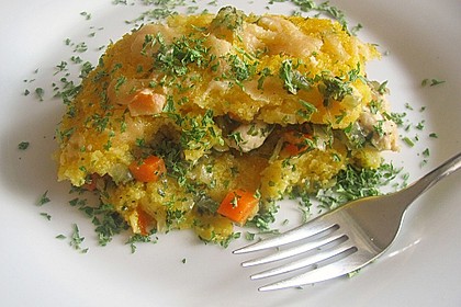 Polenta - Auflauf mit Hähnchenbrust 6