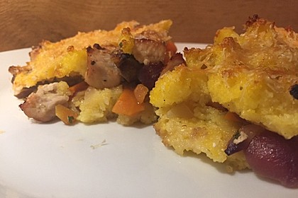 Polenta - Auflauf mit Hähnchenbrust 4