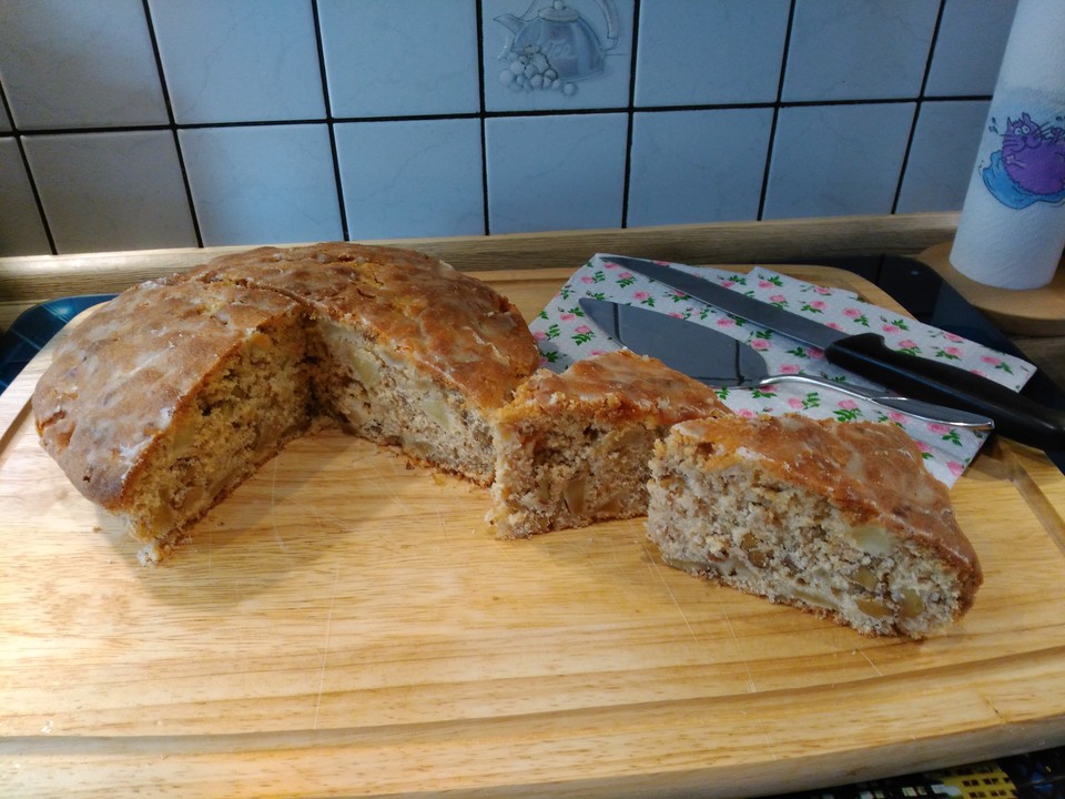 Apfel - Walnusskuchen von siggis | Chefkoch.de