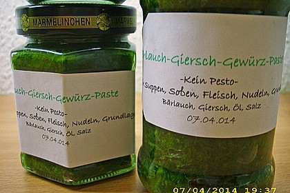 Bärlauch-Gewürzpaste 12