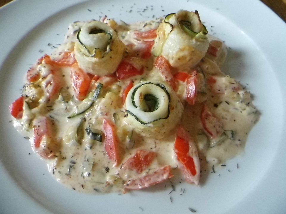Naomis Schollenröllchen in leichter Käsesauce von naomi1973 | Chefkoch.de