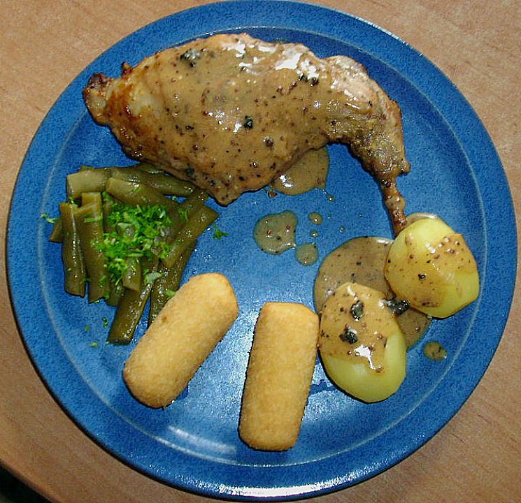 Kaninchen mit Senfsauce von börgit | Chefkoch.de