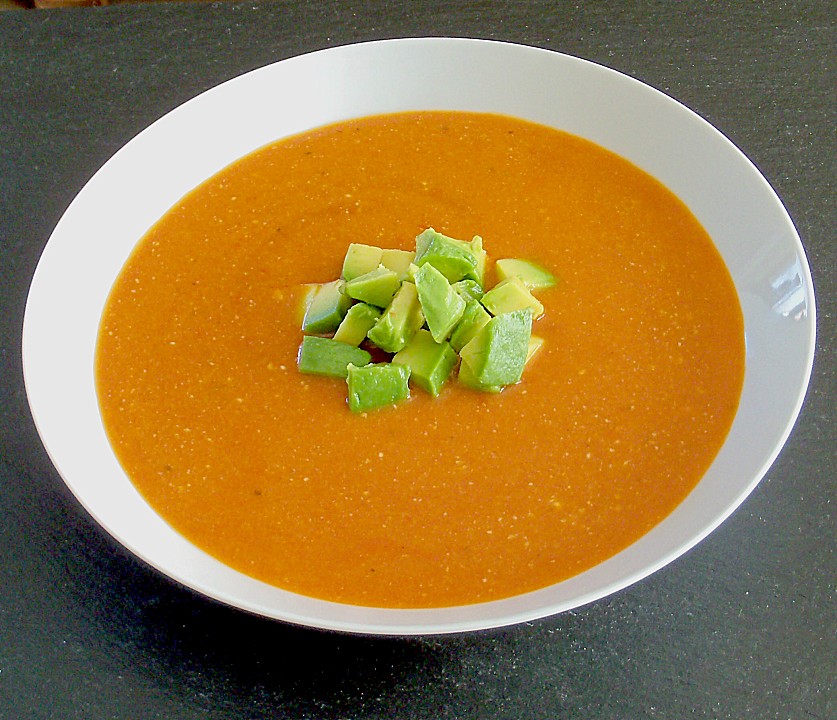 Tomaten - Kokos - Suppe mit Avocado von Hr_Rossi | Chefkoch.de