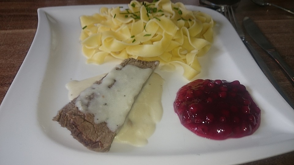 Rindfleisch mit Meerrettichsoße von mellig | Chefkoch.de