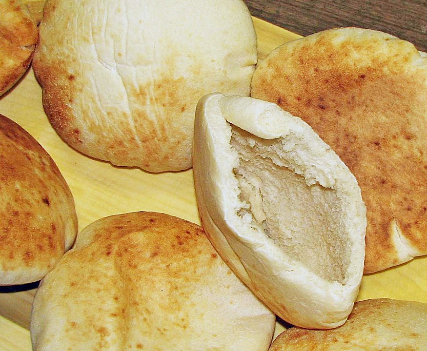 Gefüllte Pita - Taschen mit Kräuterbutter von anno80 | Chefkoch.de