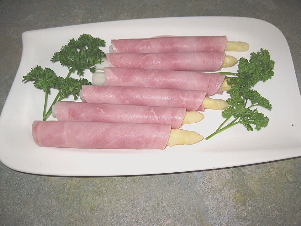 Spargel - Schinkenröllchen in Aspik von Wurstler1 | Chefkoch.de