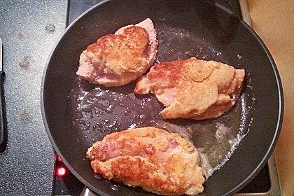 Cordon bleu von der Pute mit Kräuterfrischkäse 10