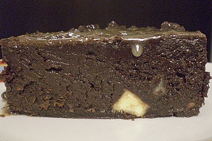 Twix White - Brownies mit Rahmkaramell - Topping 16