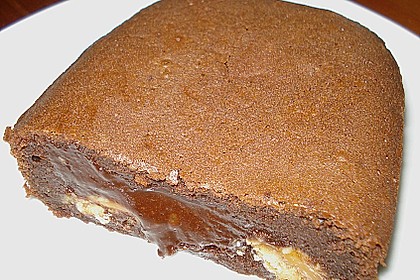 Twix White - Brownies mit Rahmkaramell - Topping 12