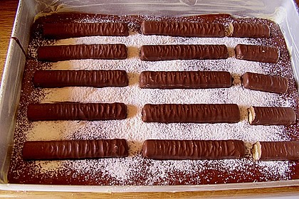Twix White - Brownies mit Rahmkaramell - Topping 11