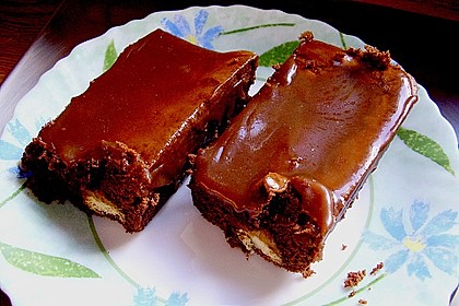 Twix White - Brownies mit Rahmkaramell - Topping 14