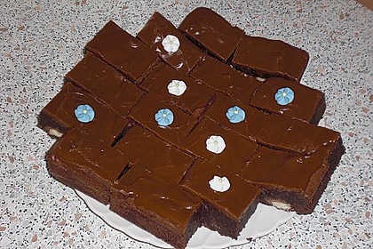 Twix White - Brownies mit Rahmkaramell - Topping 7