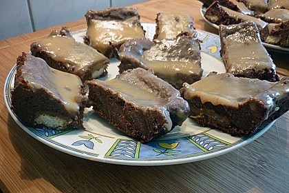 Twix White - Brownies mit Rahmkaramell - Topping 24