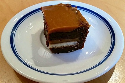 Twix White - Brownies mit Rahmkaramell - Topping 2