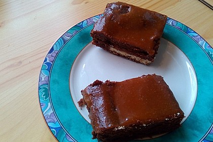 Twix White - Brownies mit Rahmkaramell - Topping 4