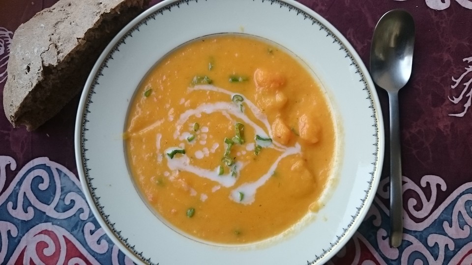 Möhren - Ingwer - Suppe mit Kokosmilch von CharlotteHolmes | Chefkoch.de