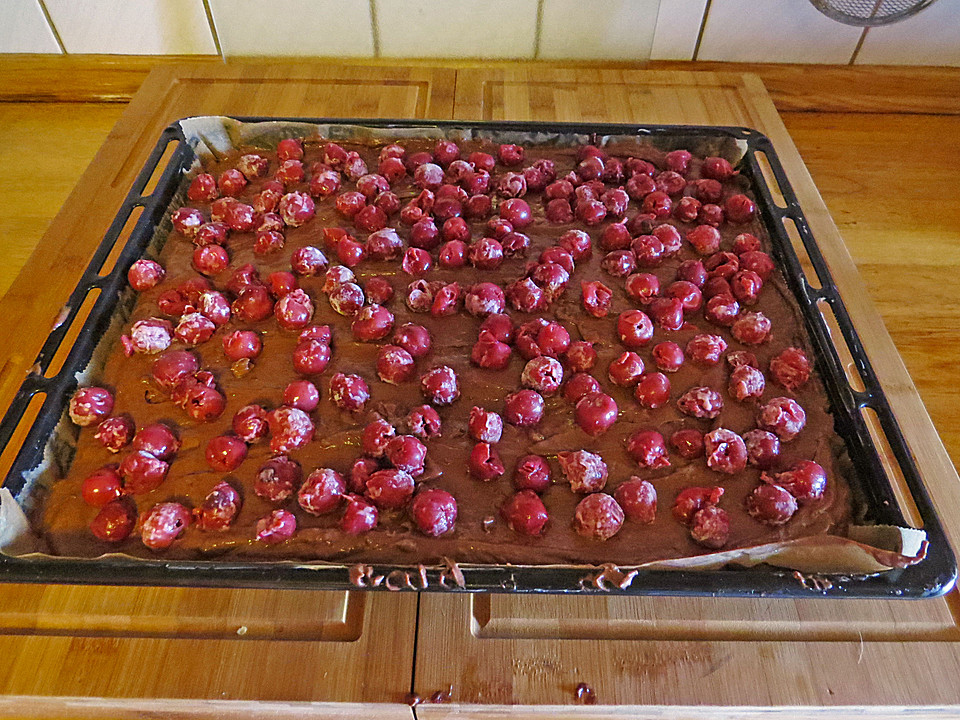 Kirschkuchen vom Blech von leichte_kueche | Chefkoch.de