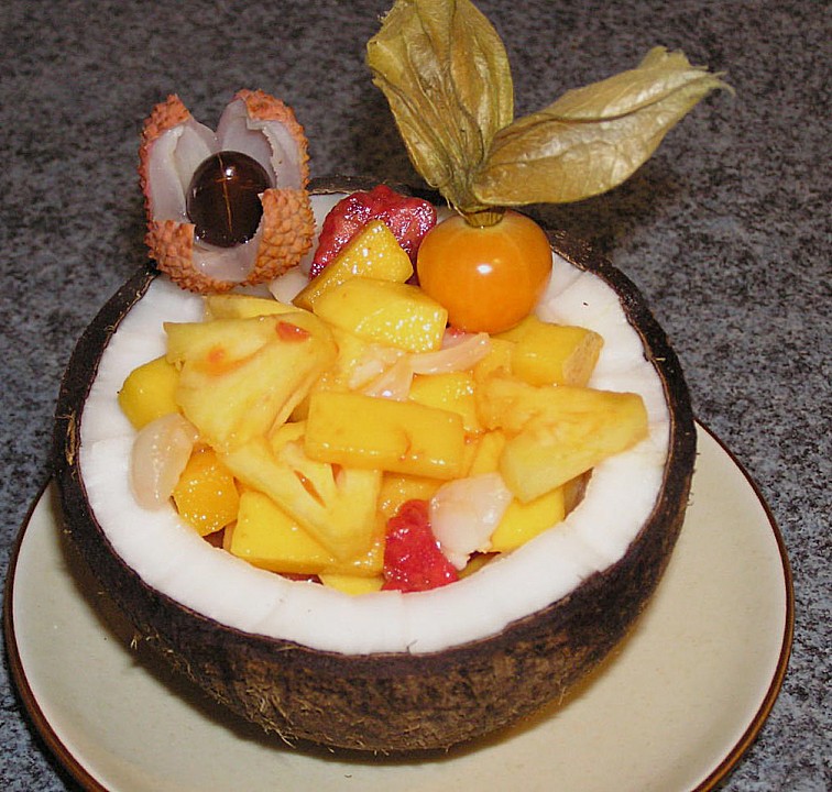Tropischer Fruchtsalat von chefkoch | Chefkoch.de
