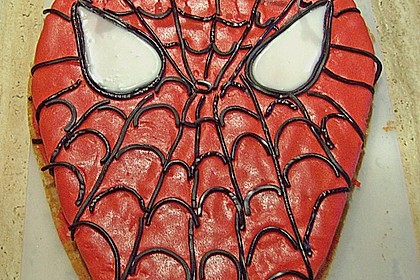 Lettas Spiderman - Motivtorte (Rezept mit Bild) von ...